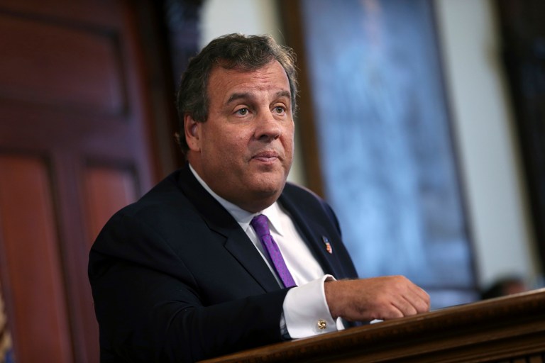 Gov. Chris Christie said the report of Donald Trump taking a loss of nearly $1 billion in 1995 is a good story. (AP Photo/Mel Evans, File)