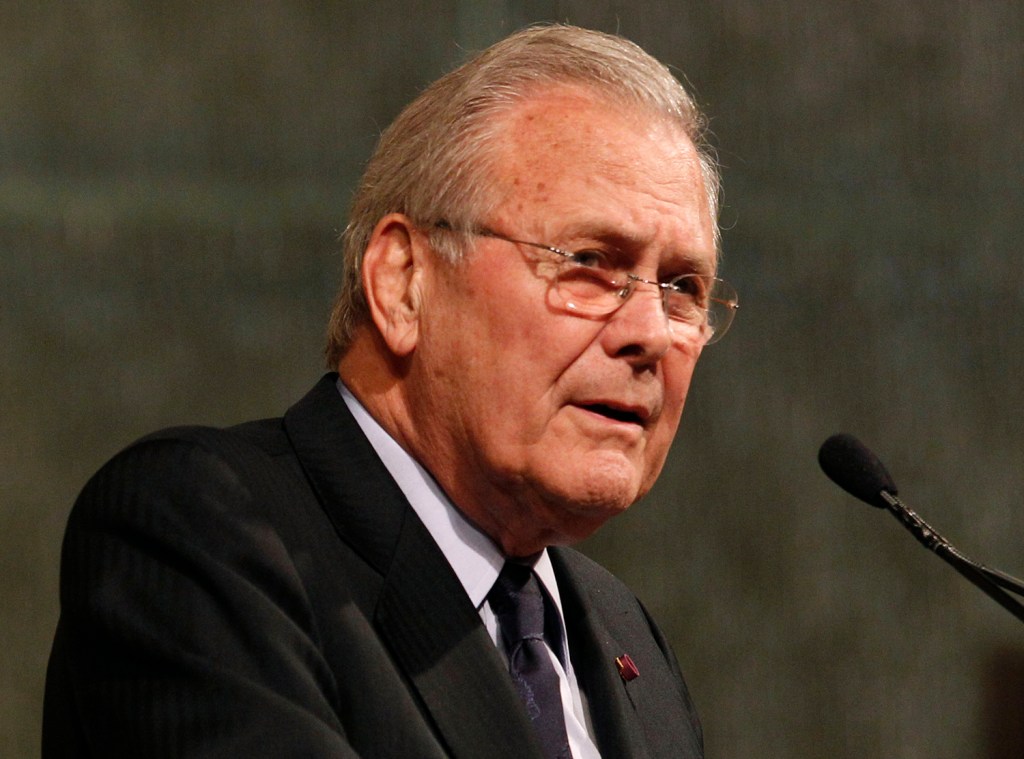 Rumsfeld on Bush 41 voting for Clinton: ‘He’s up in years’