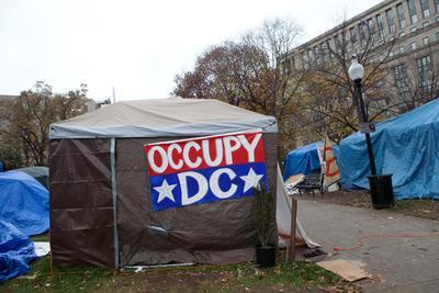 Occupy D.C. in McPherson Square on Tuesday, Nov. 29, 2011.