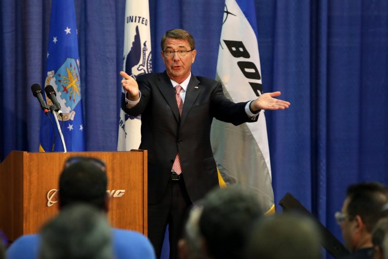 Defense Secretary Ash Carter could call his Russian counterpart to discuss Moscow's military buildup in Syria, but he chooses not to, a spokesman said Tuesday.Â (Huy Mach/St. Louis Post-Dispatch via AP)Â 