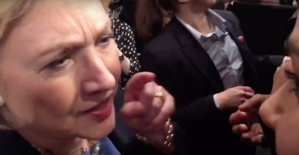 Hillary Blows Up at Greenpeace Activist