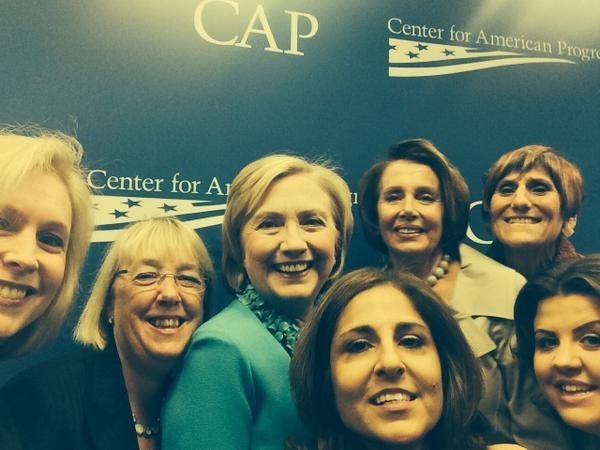 The future: Pelosi, Clinton in #girlpower selfie, warn of ‘storming the gates’