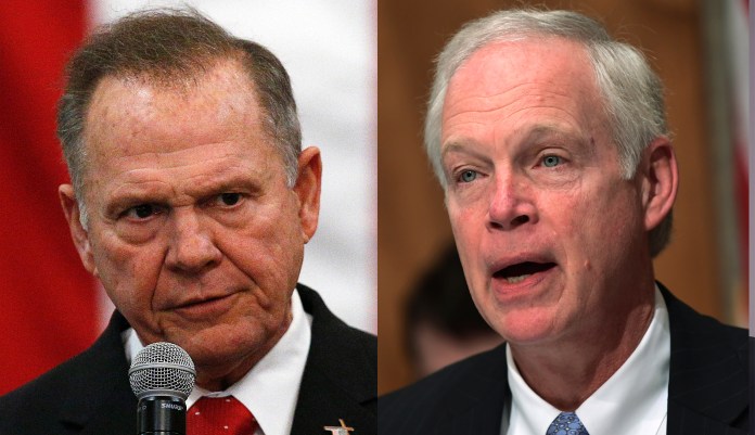 Sen. Ron Johnson also said he hopes the election is a lesson for Steve Bannon: "I hope he pays attention that you need good candidates to win Senate races," Johnson said. (AP)