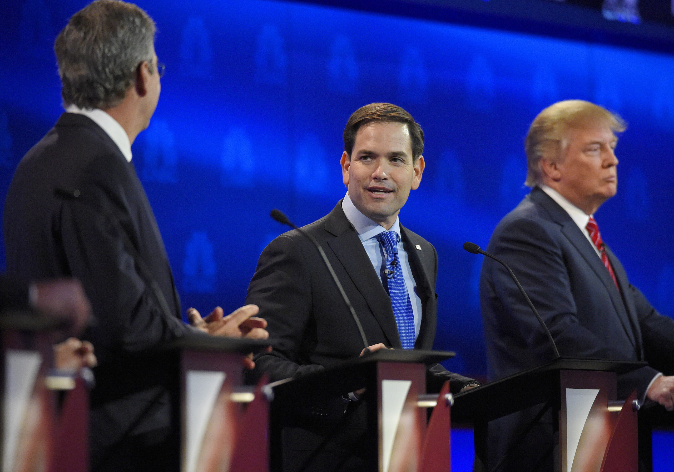 Rubio shines, Bush stumbles, media under fire at debate