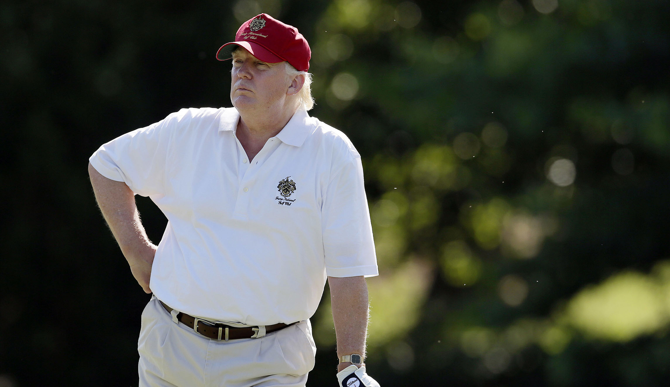 Trump’s golf partner reveals he and president played 18 holes