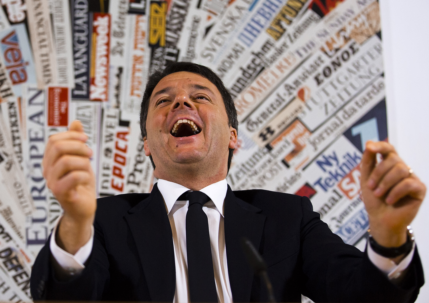 Italian PM hopes Clinton is next president