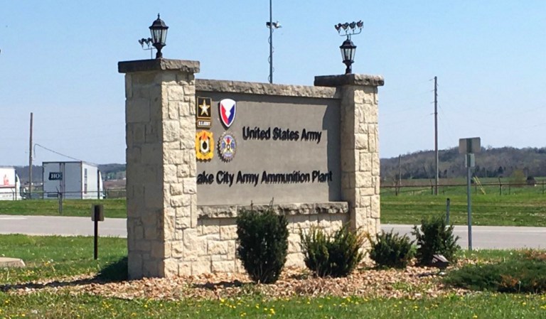 The incident took place at the Lake City Army Ammunition Plant in Independence, outside Kansas City. (Screengrab/Twitter)