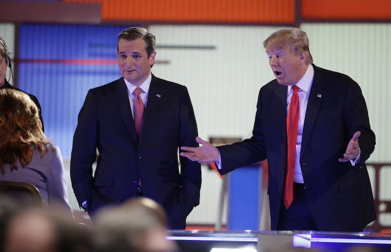Ted Cruz takes it to Donald Trump