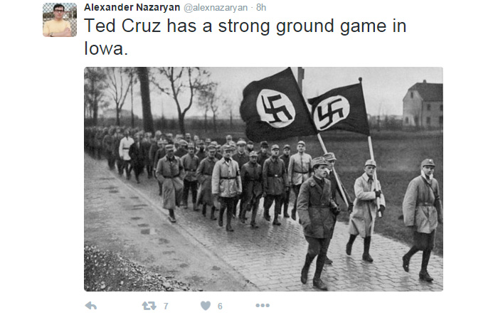Newsweek apologizes after writer compared Cruz to Nazis