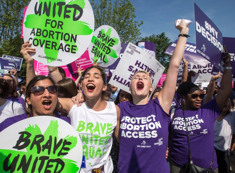 The platform also says Democrats will seek to overturn state and federal laws that "impede a woman's access to an abortion." (AP Photo/J. Scott Applewhite, File)