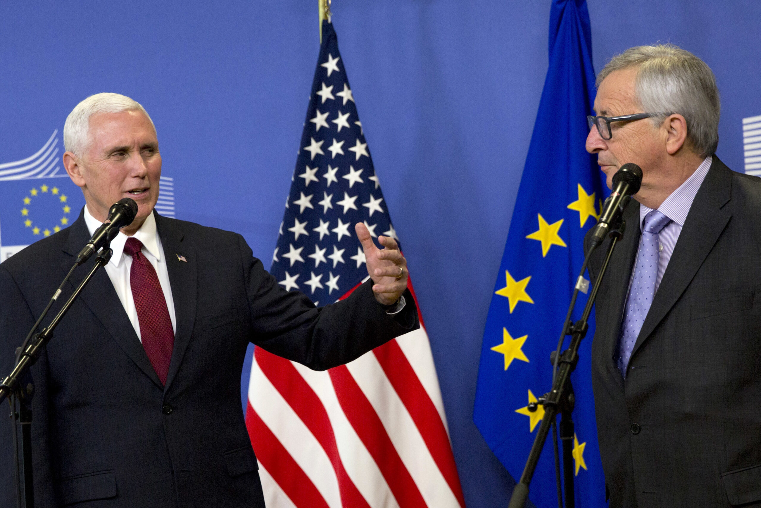 Pence assures European Union of US support