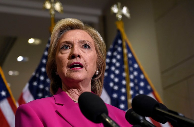 The long weekend has left the media with noting to do but chew over the FBI's report on Hillary Clinton's emails. (AP Photo/Susan Walsh)