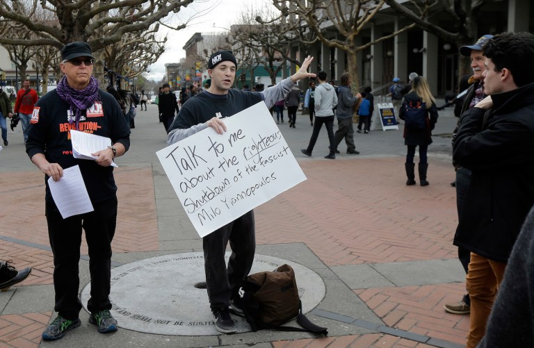 Provocation for provocation's sake is a bad tactic that will not convince anyone. (AP Photo/Jeff Chiu)