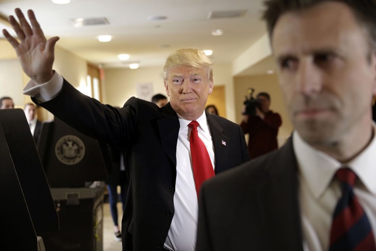 Including New York, Trump has gotten a larger share of delegates than votes in 23 states. (AP Photo/Seth Wenig)