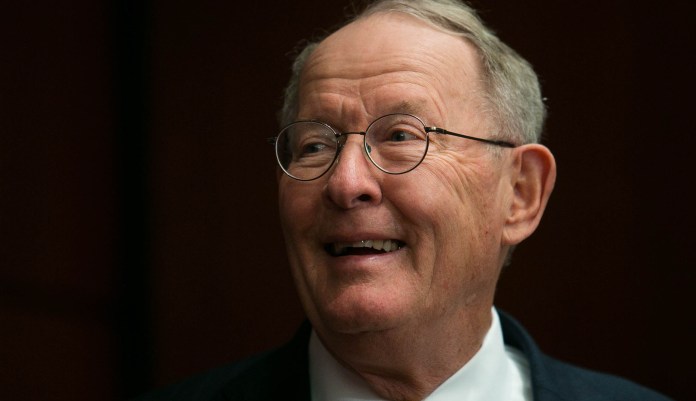 Sen. Lamar Alexander, R-Tenn., is set to address Republicans at a caucus lunch Tuesday on the bipartisan deal he is working on with Sen. Patty Murray, R-Wash. (Graeme Jennings/Examiner)