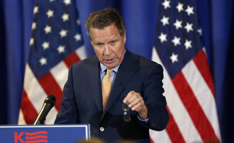 Kasich said America needs to ceaseÂ waiting for the next bad thing to happen and stop hesitating about taking corrective action.Â (AP Photo/Jim Cole)