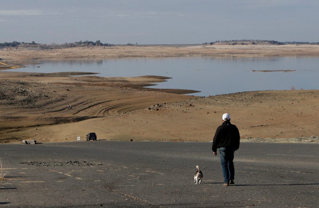 California governor proclaims state in a drought