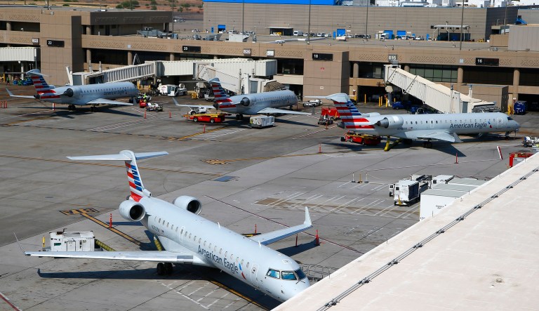 In March, Kelly announced devices larger than handheld devices would not be allowed on flights from select cities in the Middle East and North Africa.
		 (AP Photo/Ross D. Franklin)