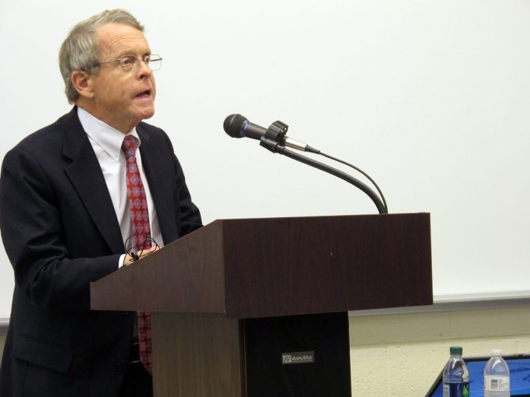 Mike DeWine said that while he didn't find that Planned Parenthood was selling tissue, he did find that medical waste companies it contracts with improperly disposed of aborted fetal remains. (AP Photo)