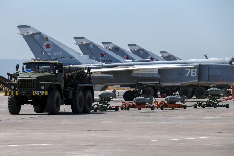 The At-Tanf garrison is an unofficial buffer zone to prevent the Islamic State from spreading into Jordan. (Vadim Savitsky/Russian Defense Ministry Press Service pool photo via AP, File)
