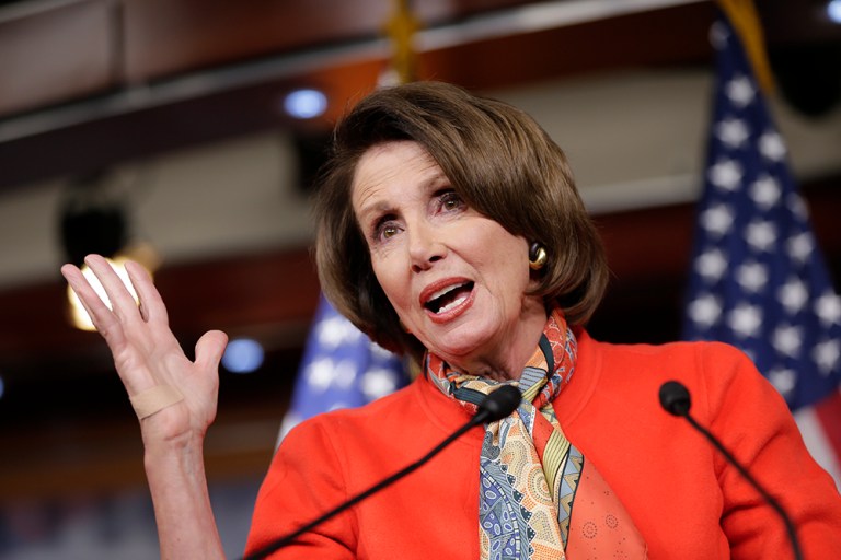 Perhaps on the anniversary of the Supreme Court's decision today, Pelosi should take a moment to refresh her failing memory about Roe v. Wade. (AP Photo/J. Scott Applewhite)
