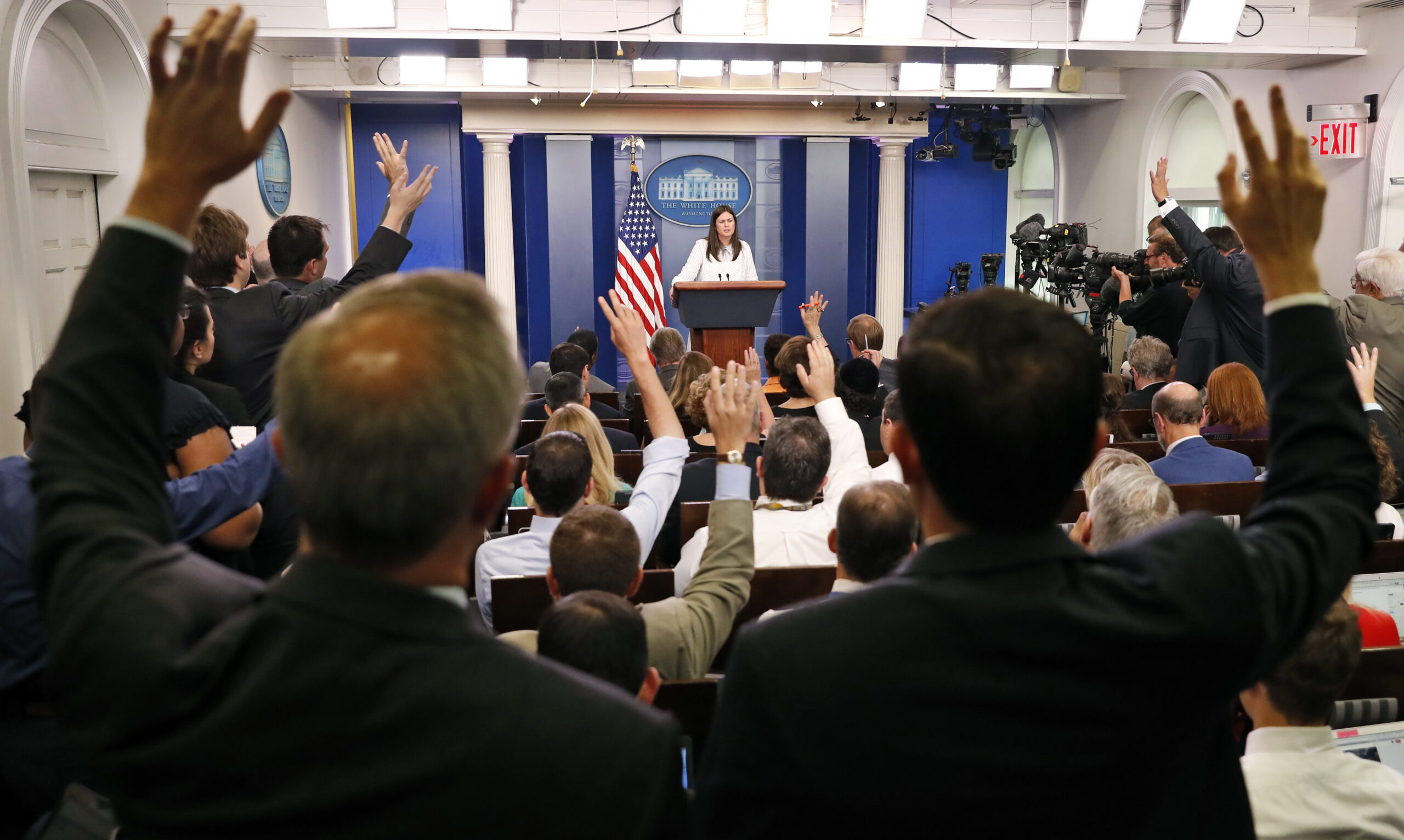 There’s no real reason for on-camera White House press briefings