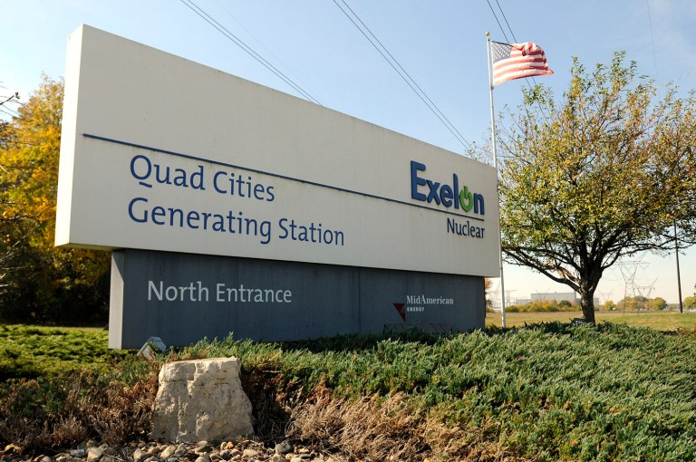 The closure of the Clinton and Quad Cities plants will remove 3,000 megawatts of clean energy from Illinois' porfolio. (Paul Colletti /The Dispatch via AP, File)