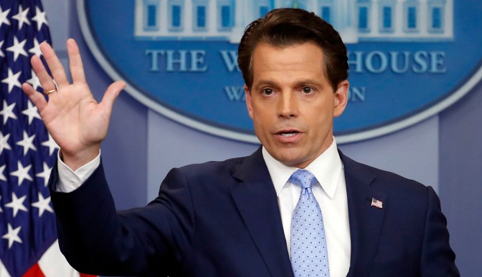 New White House communications director Anthony Scaramucci wouldn't commit on Friday to resuming "regular" on-camera press briefings. (AP Photo/Pablo Martinez Monsivais)