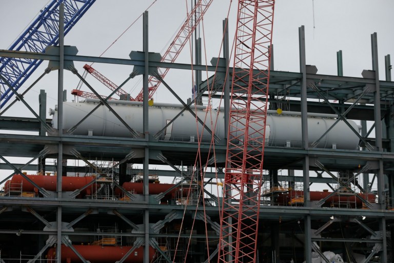 Support for nuclear energy has been the one thing that has remained bipartisan in this raucous election cycle. (AP Photo/Chuck Burton)