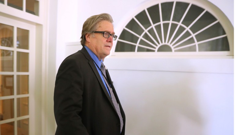 Bannon said the firing of ex-FBI Director James Comey was a grave mistake. (AP Photo/Andrew Harnik)