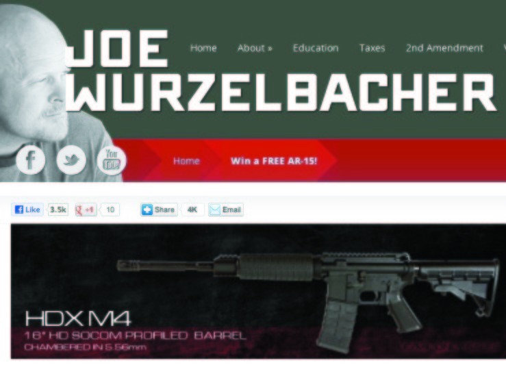 Joe the Plumber raffling off free AR-15