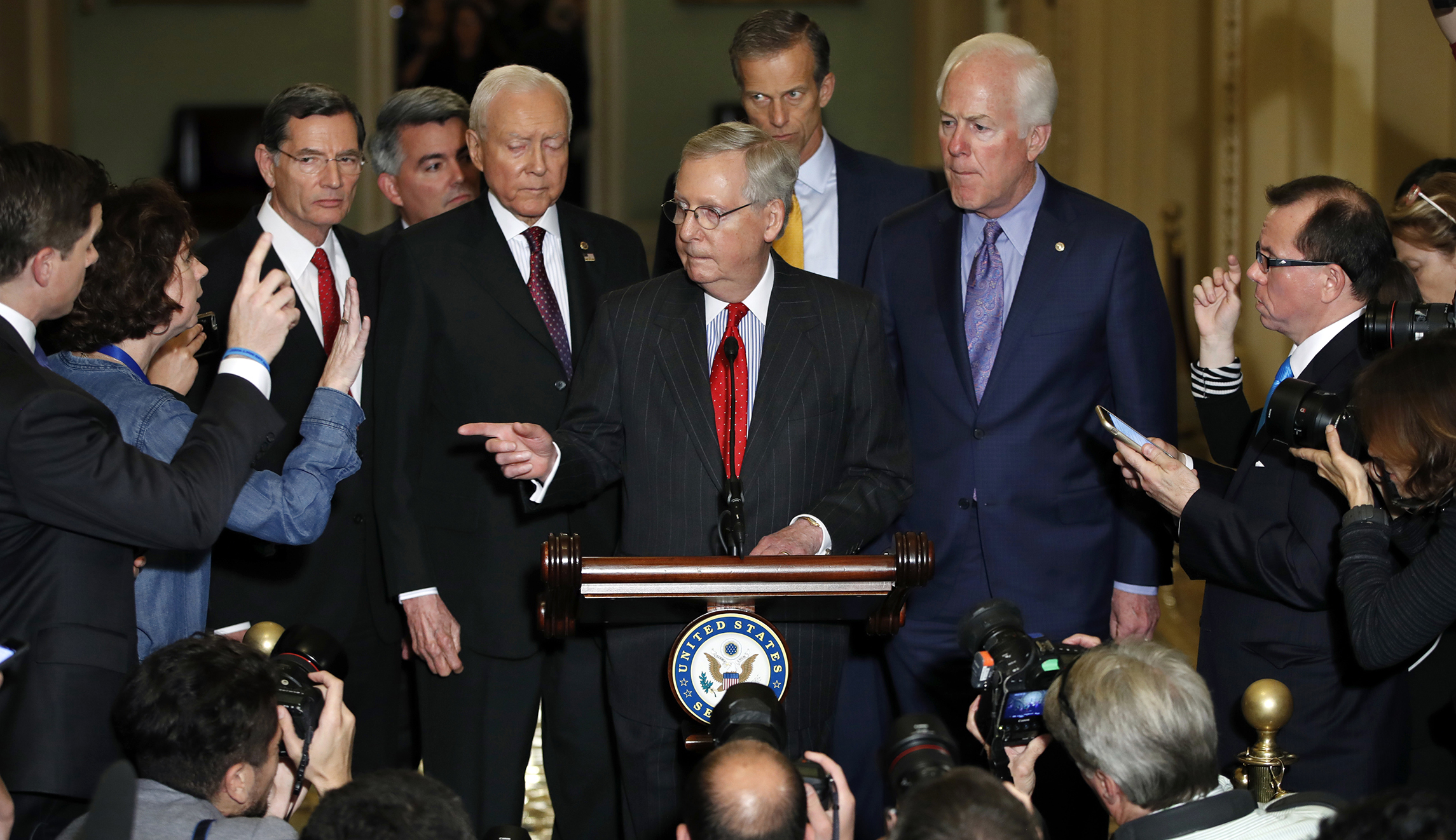 Senate Republicans aiming to advance tax bill Wednesday