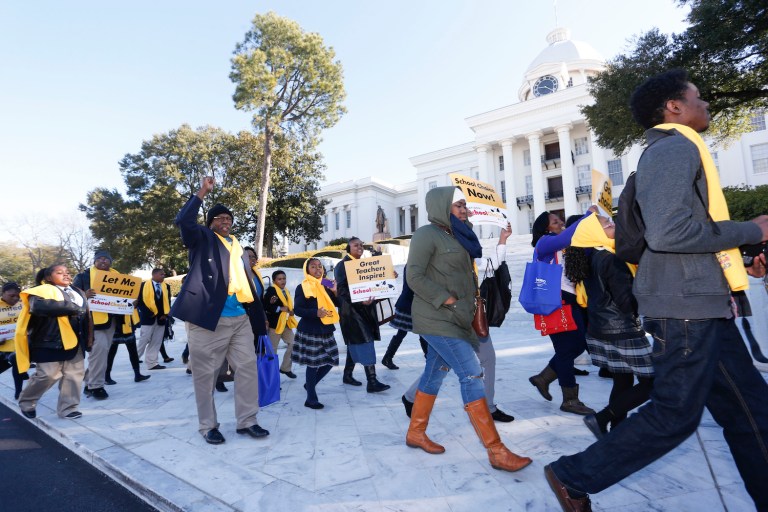 National School Choice week celebrates all types of school choice, from public schools to homeschooling. (AP Photo/Hal Yeager)