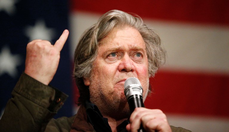 Before joining the Trump administration, former White House strategist Steve Bannon said then-candidate Trump was a 