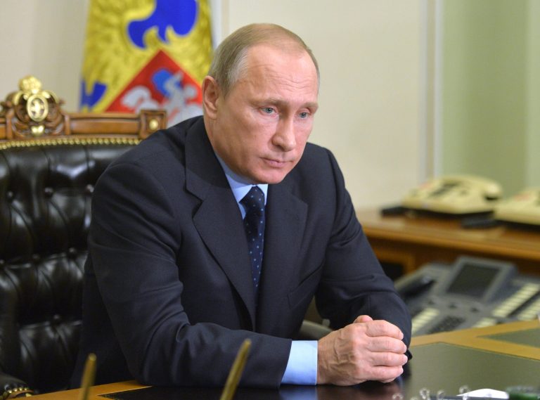 The Russian embassy confirmed to reporters that the man found in the Dupont hotel was the former Putin aide. (Alexei Druzhinin/RIA Novosti, Kremlin Pool Photo via AP)