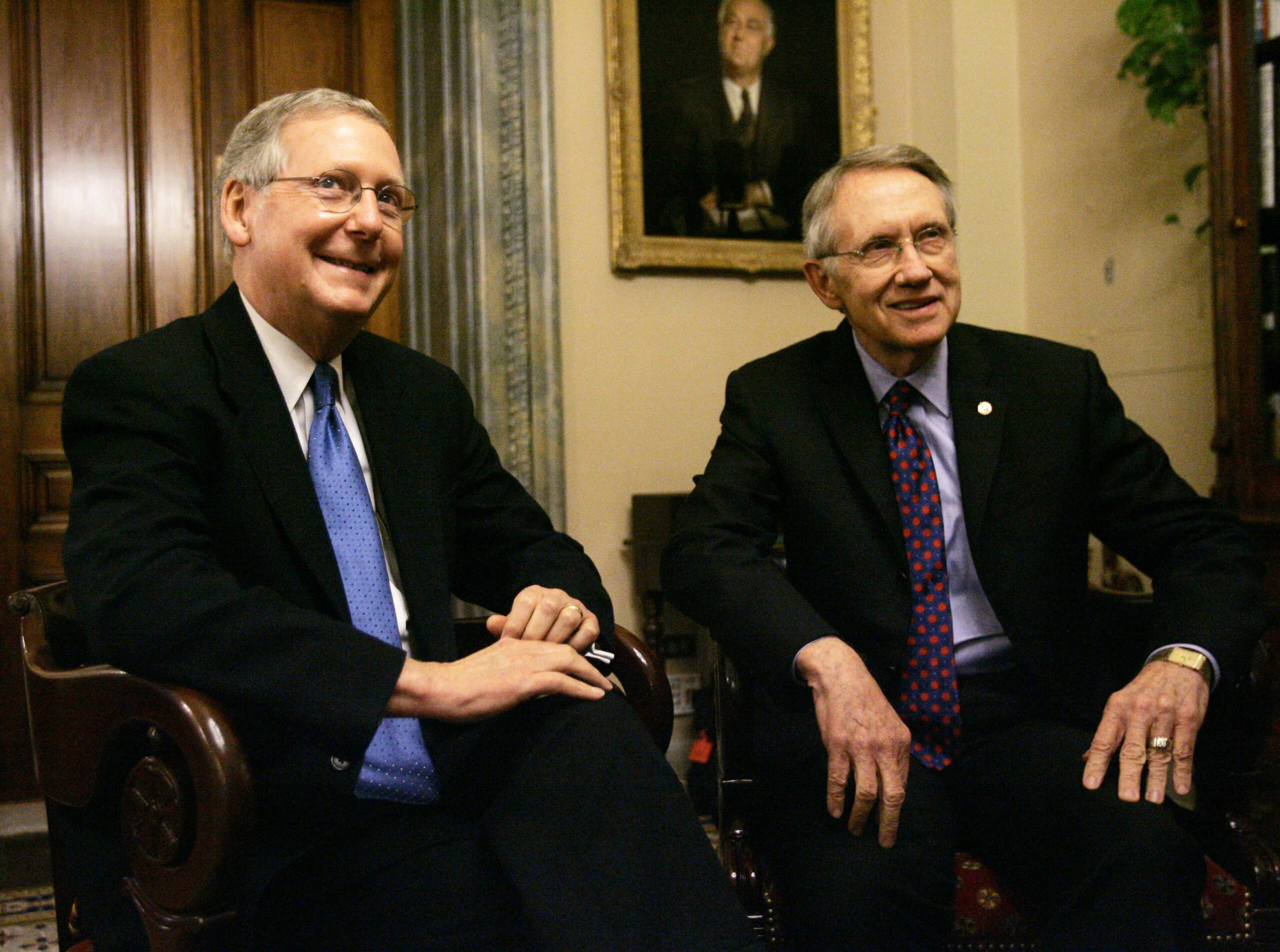 Mitch McConnell and Harry Reid pull plug on 2014 tax reform