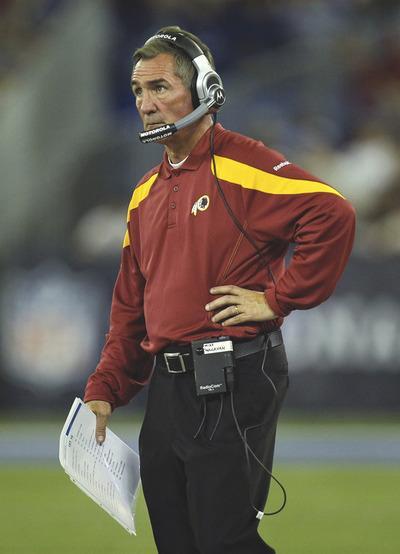 Tom Szczerbowski/Getty Images
Mike Shanahan suffered his first shutout loss in 24 seasons as an NFL coach or offensive coordinator Sunday in Toronto.