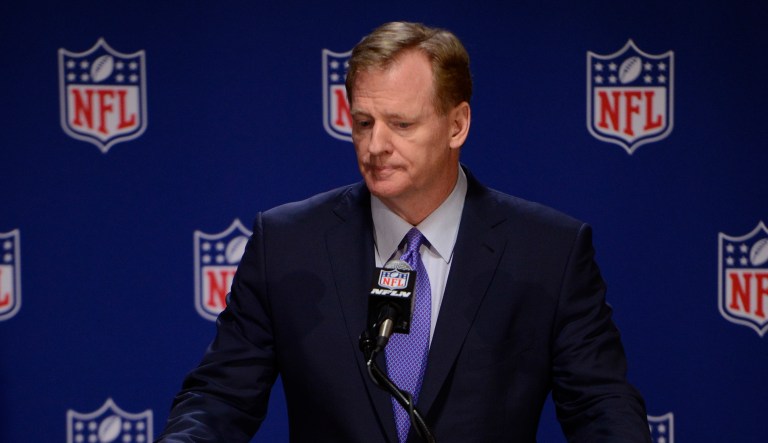 Directly involving the league in political activism would be a step in the wrong direction for Goodell. (AP Photo/Paul Beaty)
