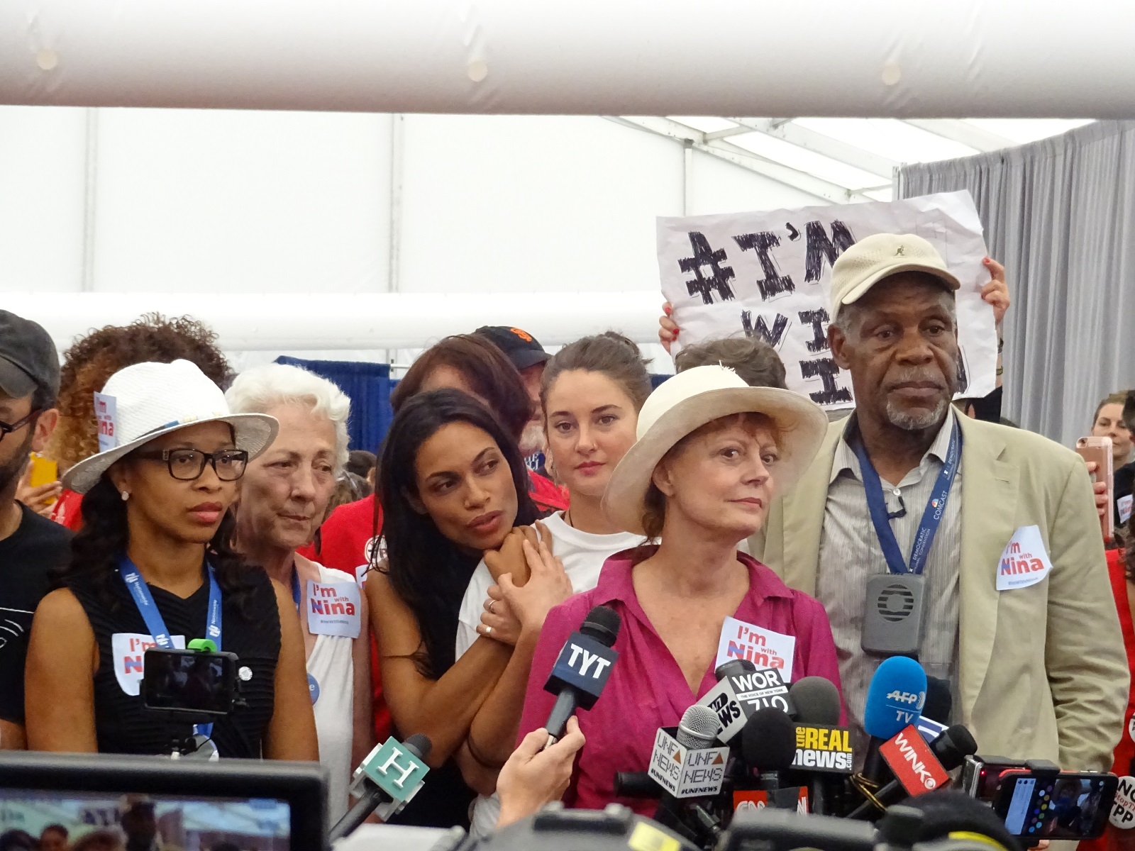 Celebrities protest DNC’s treatment of Sanders surrogate