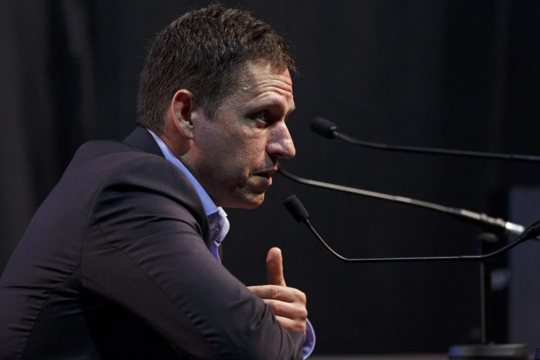 Thiel used the 2008 Obama presidential campaign as an example showing Americans don't value change or technology. (Getty File Photo)