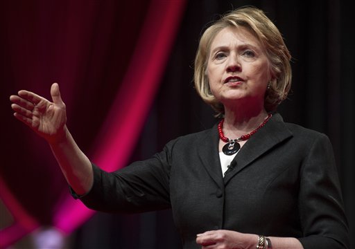 Hillary Clinton may address Syria on Monday
