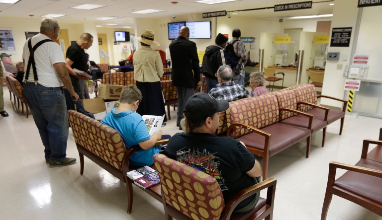 The Department of Veterans Affairs is only filling about half of its capacity to make medical appointments, even as veterans continue to wait for weeks. (AP Photo/Rich Pedroncelli)