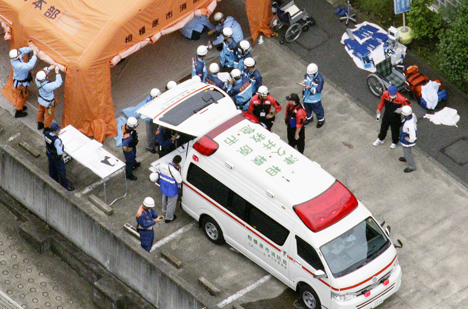 More than 40 stabbed inside home for disabled in Tokyo