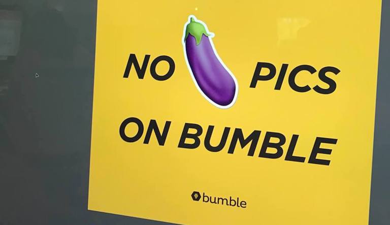 The dating app Bumble has updated its user policy, banning pictures with firearms. (Bumble Facebook)
