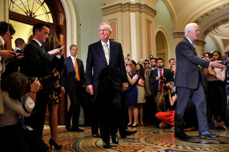 Republicans missed an opportunity to hold hearings, consult experts, and build coalitions and consensus early in the process of repealing Obamacare. Instead, they wasted time on a public internal battle for the soul of the party. (AP Photo/Jacquelyn Martin)