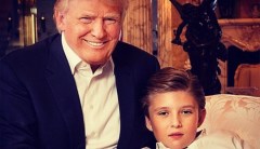 First lady Melania Trump marks Father’s Day with photo of President Trump and Barron