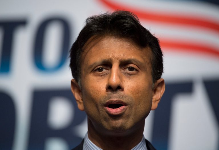 Louisiana Gov. Bobby Jindal delivers the keynote address during Faith and Freedom Coalition's Road to Majority event in Washington on June 21. (AP/Molly Riley)