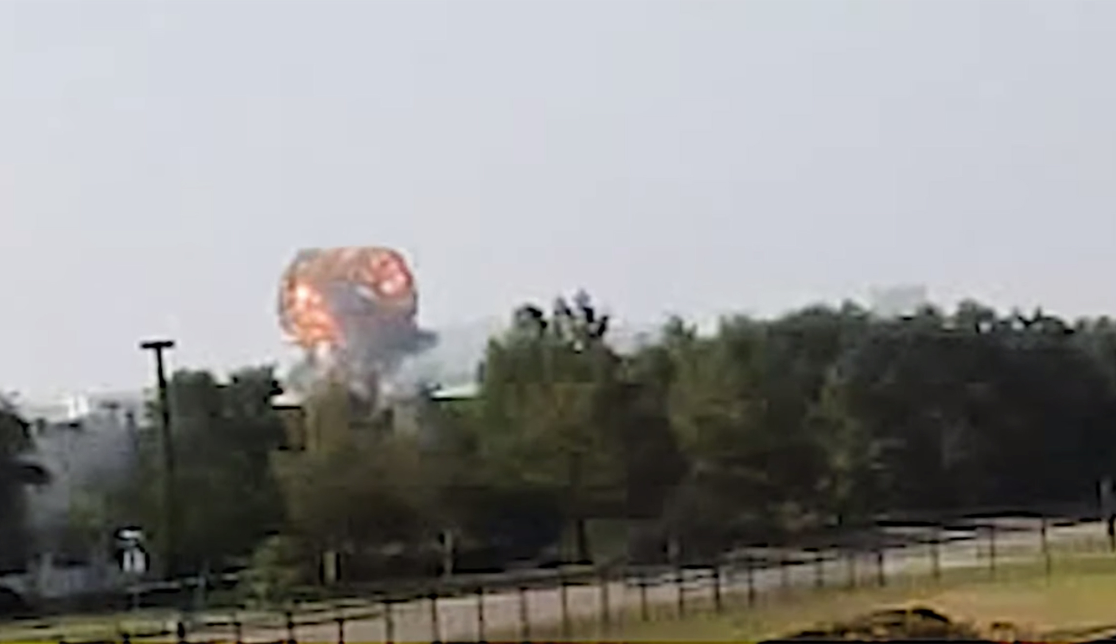 Footage of Dallas plane crash released