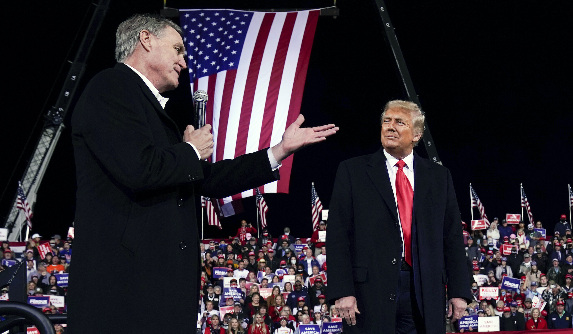Donald Trump, David Perdue