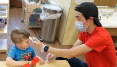 CDC recommends mask-wearing and stringent social distancing measures for childcare centers